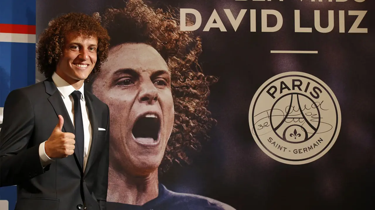 Paris St Germain Resmi Perkenalkan David Luiz