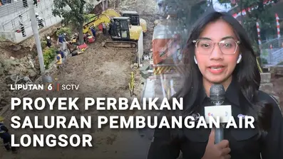 Untuk melihat kondisi terkini pascalongsor di lokasi proyek normalisasi saluran pembuangan air, sudah ada Reporter, Teatrika Putri dan Juru Kamera, Dovi Riandanu di Jalan D.I Panjaitan, Jakarta Timur.