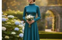 7 Model Baju Bridesmaid Emerald Blue, Siap Memukau Meriahkan Hari Bahagia Mempelai