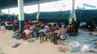 Para mantan anggota Gafatar yang mengungsi di Ketapang. (Liputan6.com/Raden AMP)