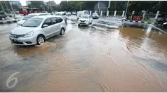 Gubernur DKI Jakarta Basuki Tjahaja Purnama atau Ahok menemukan 'biang kerok' banjir di  kawasan depan Istana Merdeka.  Mantan Bupati Belitung Timur itu curiga, ada pihak yang sengaja menggunakan banjir untuk memainkan isu Istana Merdeka.