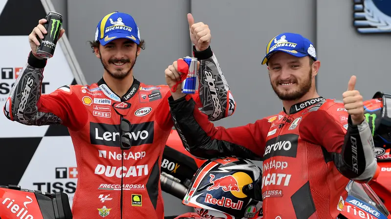 Pecco Bagnaia dan Jack Miller