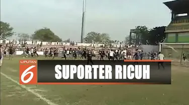 Suporter ricuh, pertandingan Persiku dan Persijab U-17 dihentikan saat menit 41 oleh panitia.