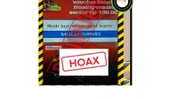 Cek Fakta: Hoaks Alfamart Adakan Program Bagi Voucher Rp 100 Ribu dengan Isi Survei