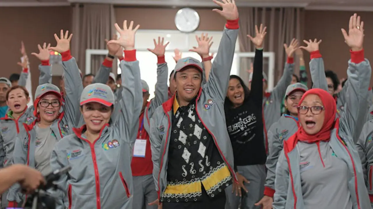 Semangat Menpora Kampanyekan Gerakan Masyarakat Hidup Sehat