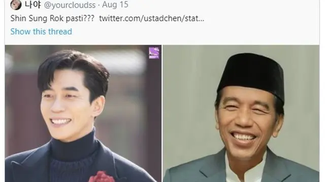 Heboh Aktor Korea Disebut Mirip Jokowi
