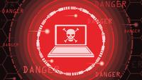 Ilustrasi virus komputer. (Image by gstudioimagen1 on Freepik)