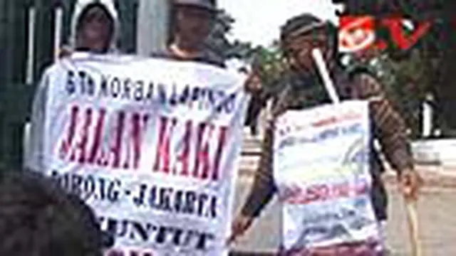 Akhirnya, Korban Lapindo Tiba di Jakarta