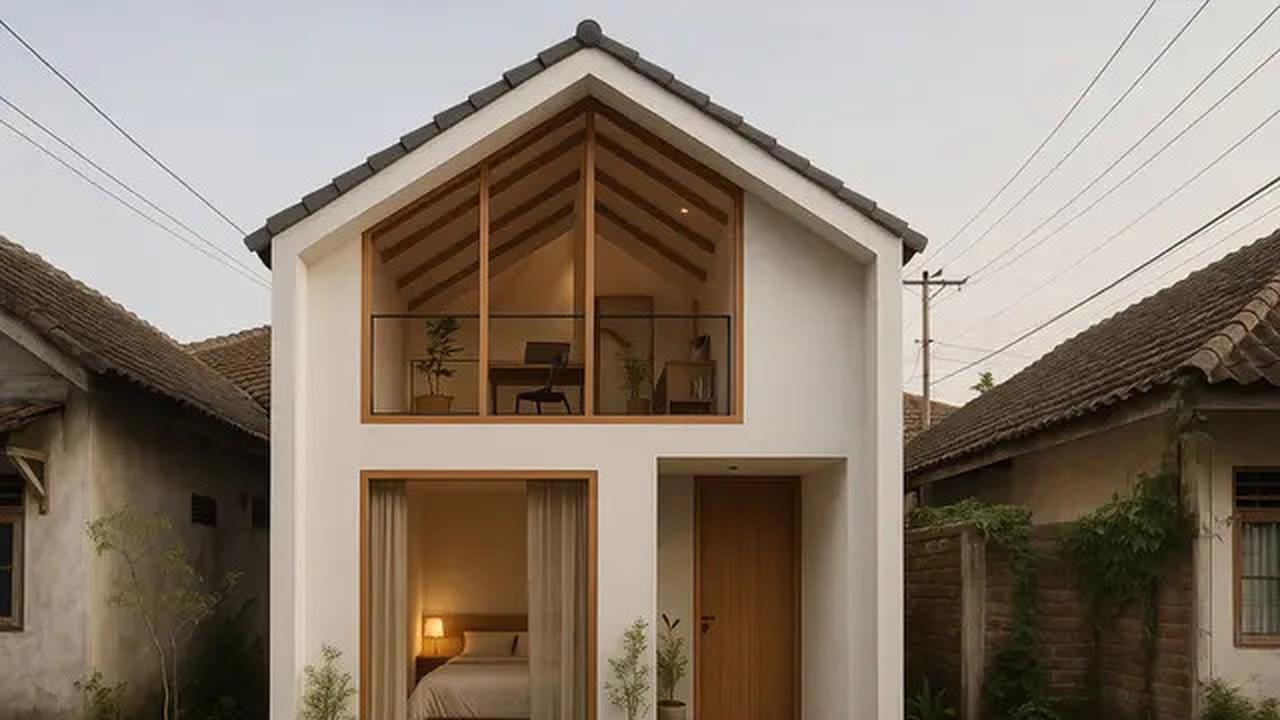 8 Rumah Tipe Minimalis Modern 1 Kamar Tidur di Perkotaan, Kecil Tapi Nyaman