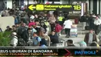 Jumlah ini meningkat bila dibandingkan dengan periode yang sama tahun lalu saat libur Natal dan Tahun Baru.