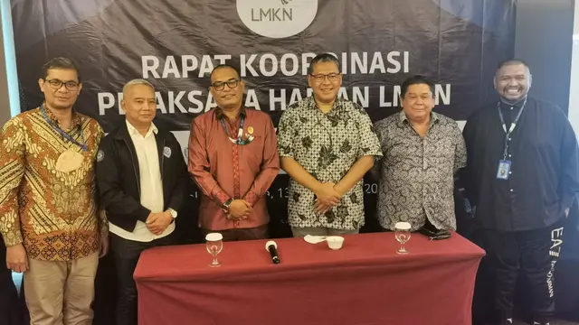 Pelaksana Harian Lembaga Manajemen Kolektif Nasional melakukan rapat koordinasi.