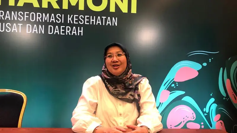 Kepala Biro Komunikasi dan Pelayanan Publik Kemenkes Siti Nadia Tarmizi mengatakan Varian Omicron 19 XBB.1.16 Alias COVID Arcturus Sudah Terdeteksi di Indonesia dengan Dua Kasus Foto: Ade Nasihudin.