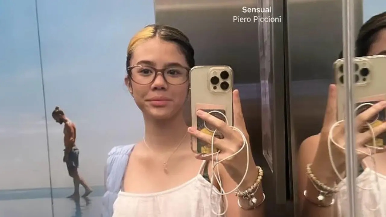 Potret Menawan Safeea Ahmad Anak Ahmad Dhani dan Mulan Jameela dengan Gaya Rambut two Tone khas Gen Z