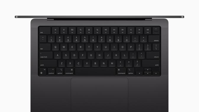 MacBook Pro dengan chip M3 Pro dan M3 Max hadir dengan varian warna hitam (Apple)