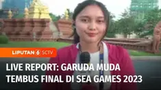 Seperti apa dinamika kontingen Indonesia di ajang SEA Games 2023 Kamboja. Usai timnas mengalahkan tim yang memiliki julukan The Golden Star atau Vietnam, lalu berhasil melaju ke babak final. Langsung saja kita tanya ke rekan kami Prissilia Claudia.