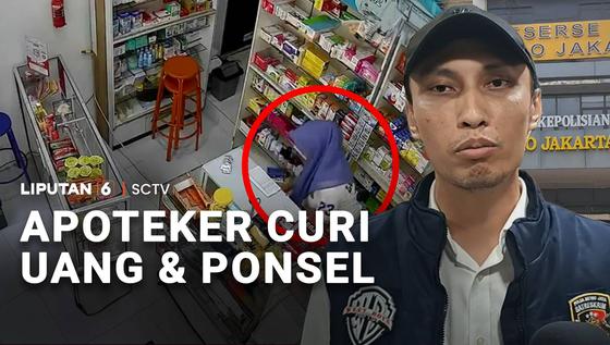 Apoteker Curi Uang dan Ponsel