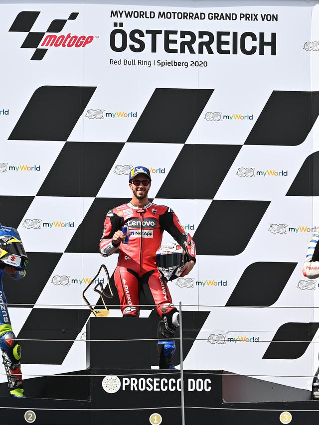 Hasil Motogp Austria 2020 Pembalap Bertumbangan Dovizioso Jaga Dominasi Ducati Bola Liputan6 Com