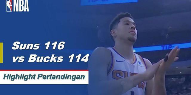 Cuplikan Pertandingan NBA : Suns 116 vs Bucks 114