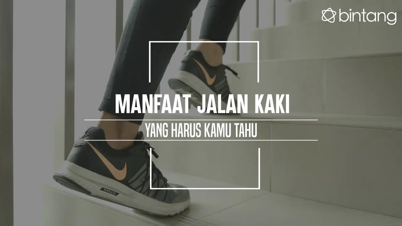 Manfaat jalan kaki. (Foto: Daniel Kampua, Digital Imaging: Nurman Abdul Hakim/Bintang.com)