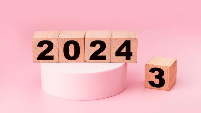 Ilustrasi tahun baru 2024