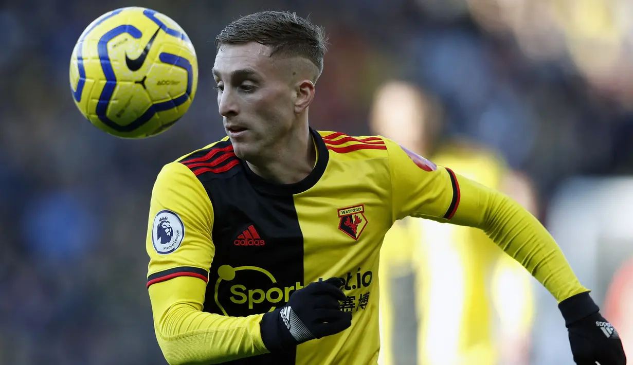 Gerard Deulofeu yang kini tengah menjalani musim keempat bersama Udinese di Serie A, tercatat pernah berseragam Barcelona dalam dua periode, yaitu 2011/2012 hingga 2014/2015 dan 2017/2018. Pada periode pertama ia pernah dipinjamkan ke Everton selama semusim pada 2013/2014. Sementara pada periode kedua, ia sempat dipinjamkan selama setengah musim ke Watford pada paruh kedua musim 2017/2018 yang akhirnya dipermanenkan pada awal musim 2018/2019. (AFP/Adrian Dennis)