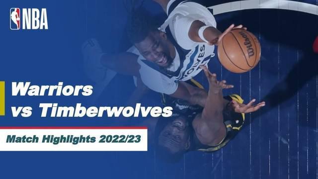 Berita video highlights pertandingan musim reguler NBA 2022/2023, antara Minnesota Timberwolves melawan Golden State Warriors, Kamis (2/2/23). Wolves berhasil mengalahkan Warriors 119-114.