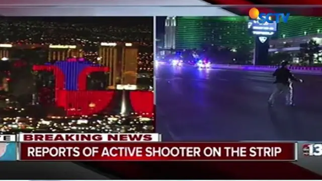 Jalan Las Vegas Boulevard pun langsung ditutup pascaperistiwa tembakan yang terjadi sekitar pukul 22.30 waktu setempat.