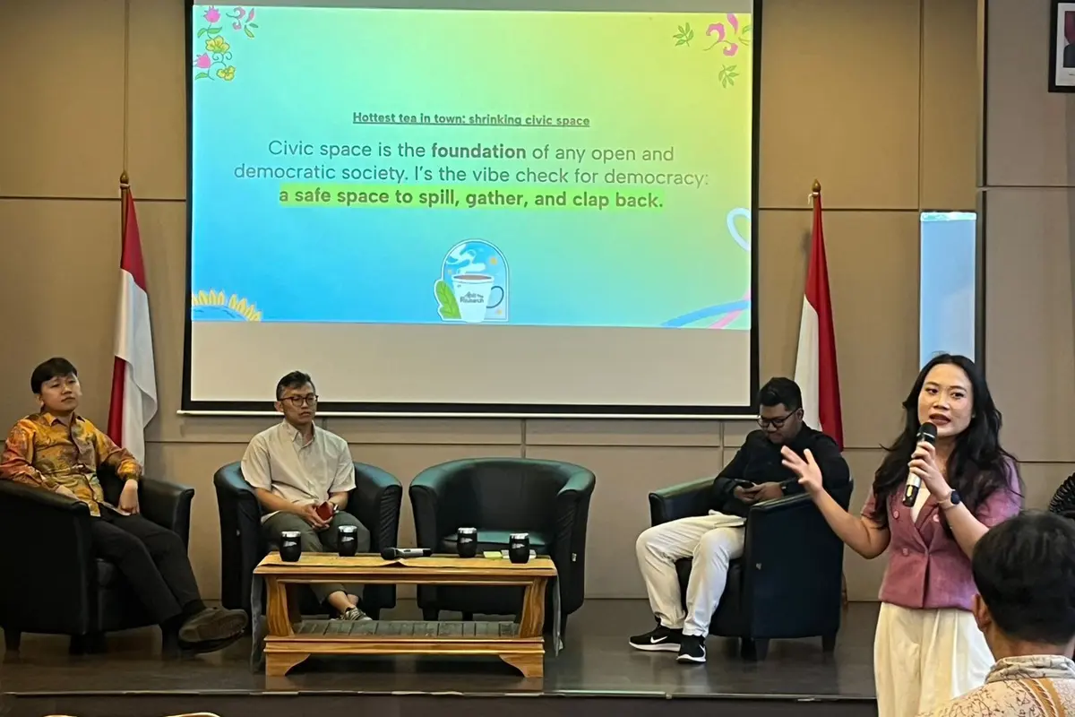 Acara Spill The Research Jabodetabek di Kampus FISIP Universitas Indonesia, Rabu (1/10/2025) (Istimewa)
