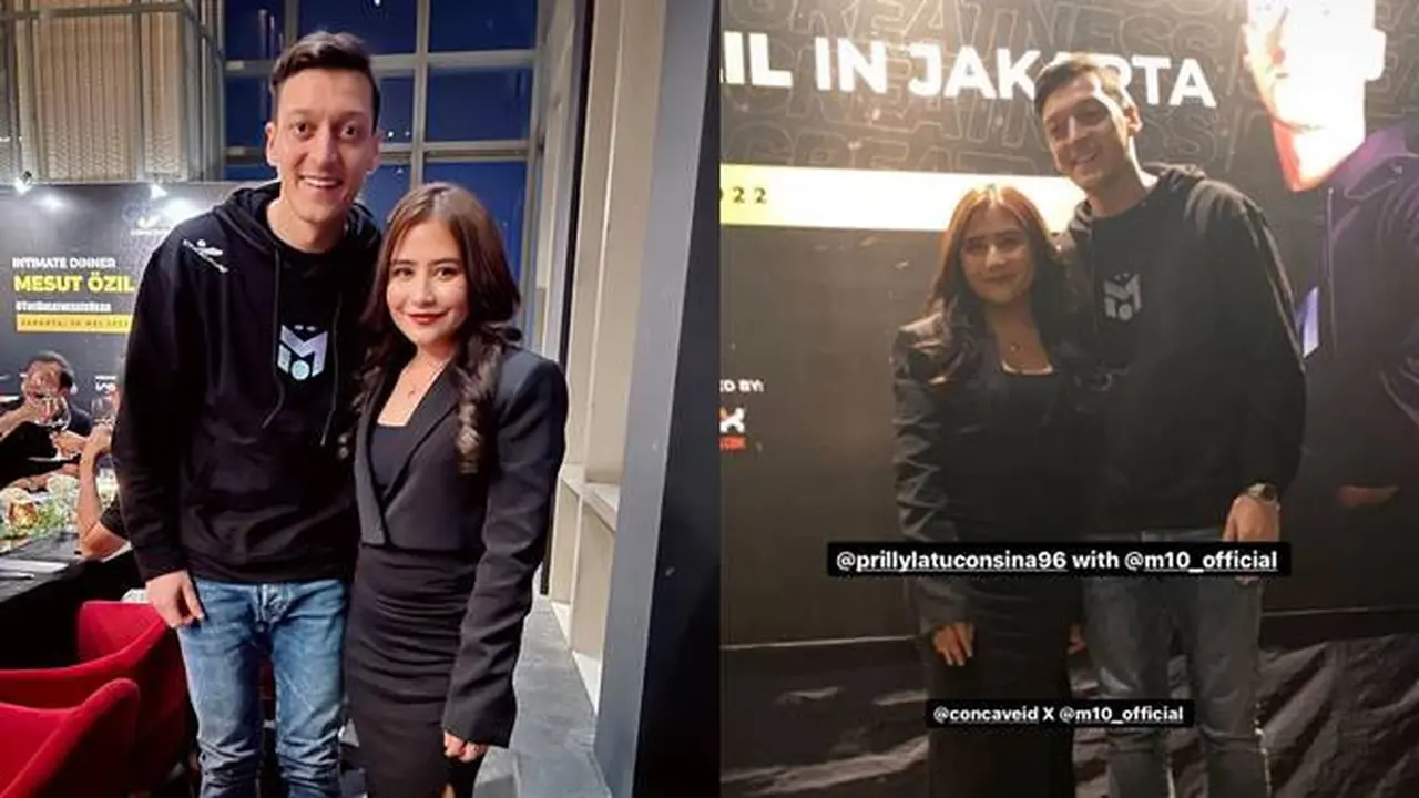 Makan Malam Bareng, Ini 5 Potret Prilly Latuconsina Bareng Mesut Ozil