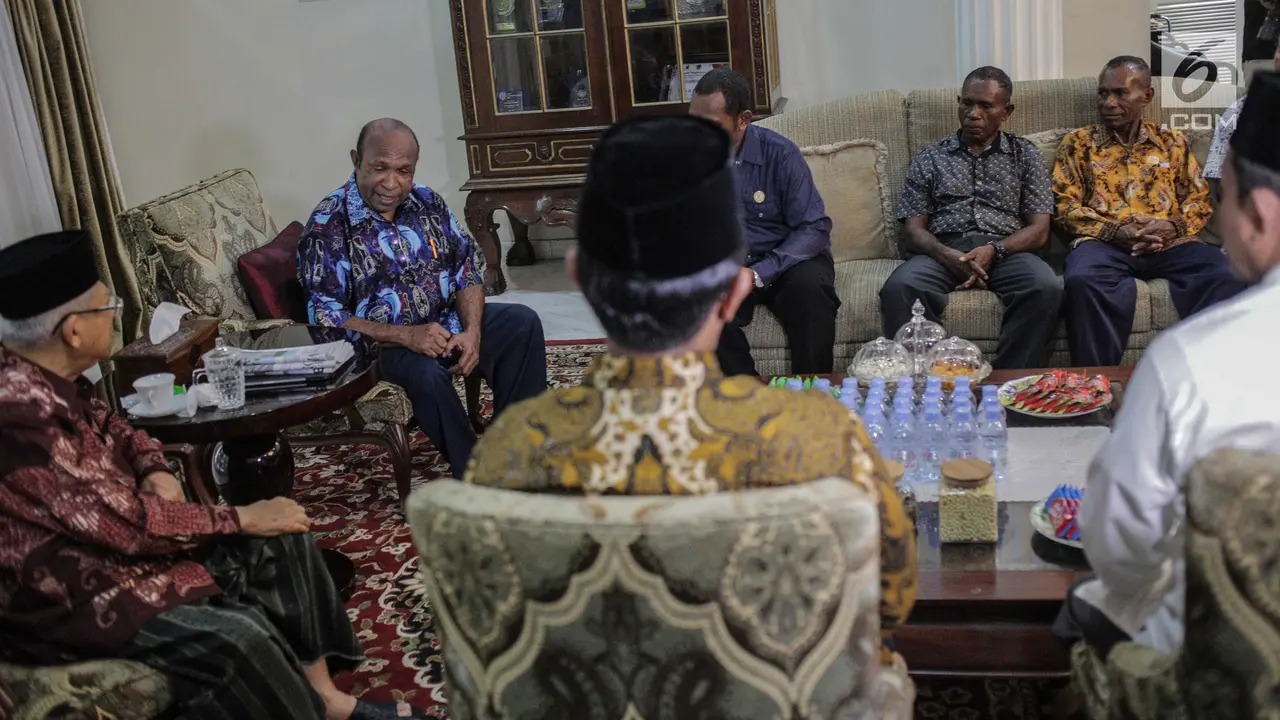 Ma'ruf Amin Bertemu Para Pendeta dari Papua
