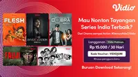 Kini pelanggan bisa nonton web series India lawas hingga terbaru di Vidio dengan subtitle Bahasa Indonesia. (Dok. Vidio)