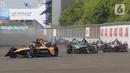 Dia berhasil menjadi yang tercepat di antara pemain unggulan Formula E.  (Liputan6.com/Herman Zakharia)