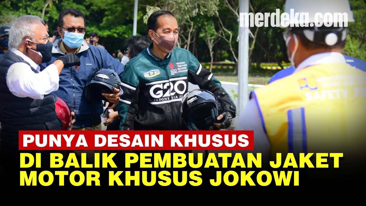 VIDEO: Cerita Pembuatan Desain Khusus Jaket Motor Presiden Jokowi Buatan Anak Bangsa