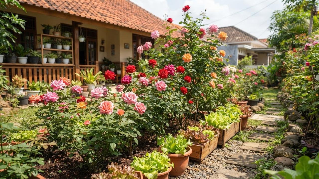 Kombinasi Tanaman Hias dan Tanaman Pangan untuk Halaman Rumah