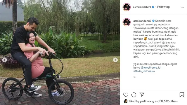 Asmirandah (Foto: Instagram/@asmirandah89)