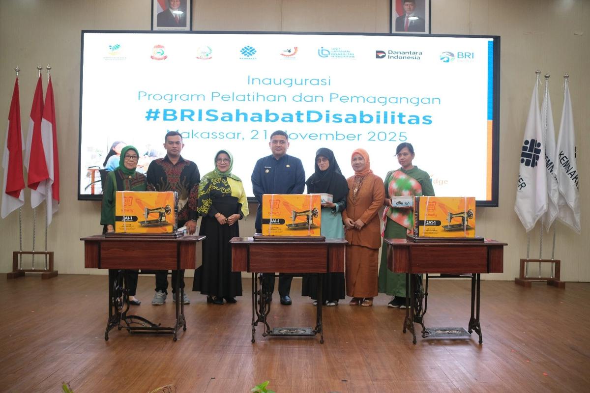 Program BRI Sahabat Disabilitas gelar pelatihan di Kota Makassar, Prov. Sulawesi Selatan.