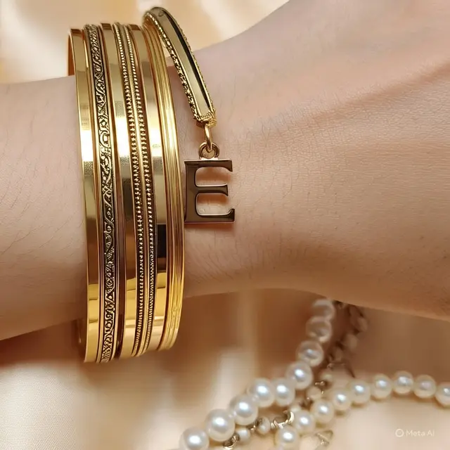 Model Gelang Inisial Nama