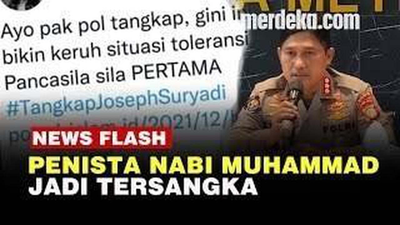 VIDEO: Joseph Suryadi Tersangka Penistaan Agama Diduga Hina Nabi Muhammad SAW