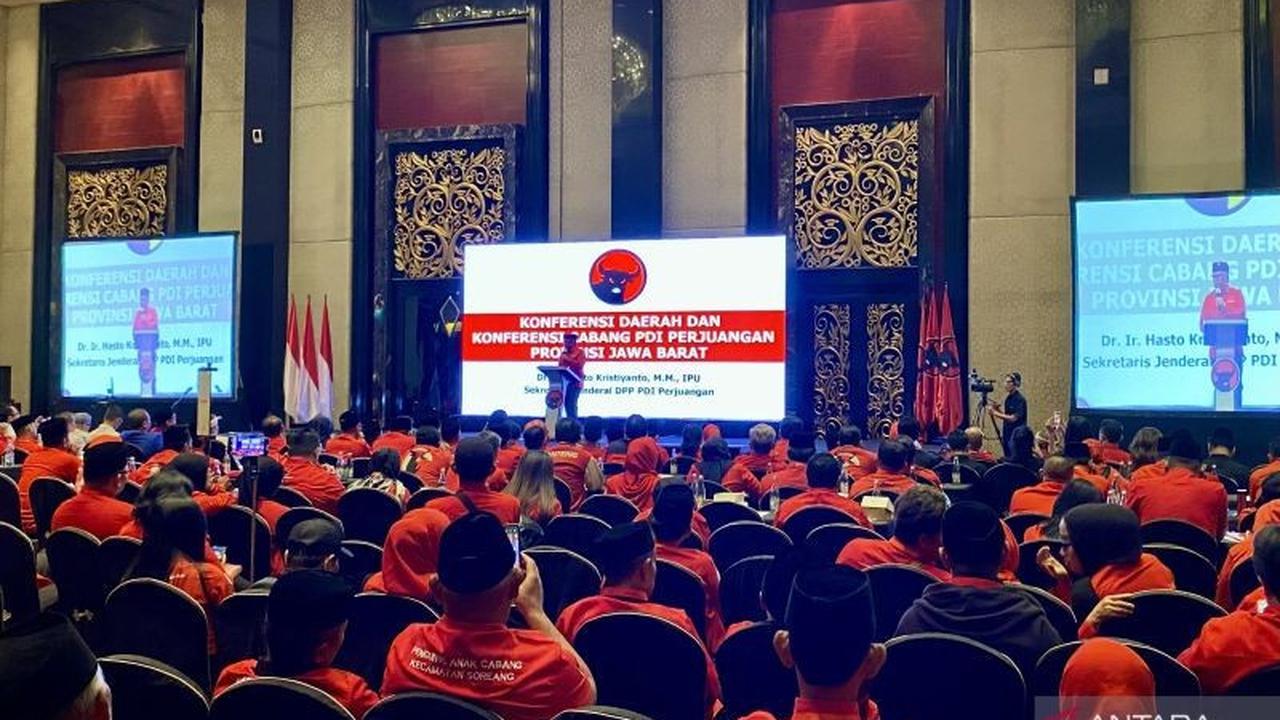 Sekjen PDIP Hasto Kristiyanto Tekankan Urgensi Politik Lingkungan di Konferda Jabar