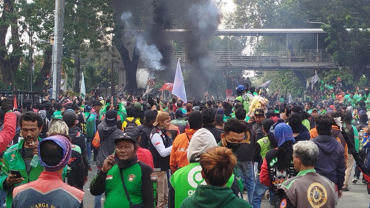 Driver Ojol Demo, ini Daftar Tuntutan yang Diperjuangkan