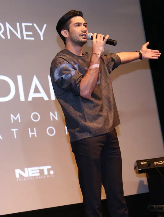 Acara yang digelar di Jakarta pada Rabu (2/9/2015) ini merupakan bentuk apresiasi pihak Plaza Indonesia terhadap perfilman Indonesia serta kemampuan Reza yang luar biasa. (Galih W. Satria/Bintang.com)