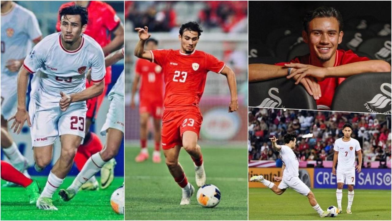 FOTO: Aksi Memukau Nathan Tjoe-A-On, Sang Jenderal Lapangan Tengah Timnas U23
