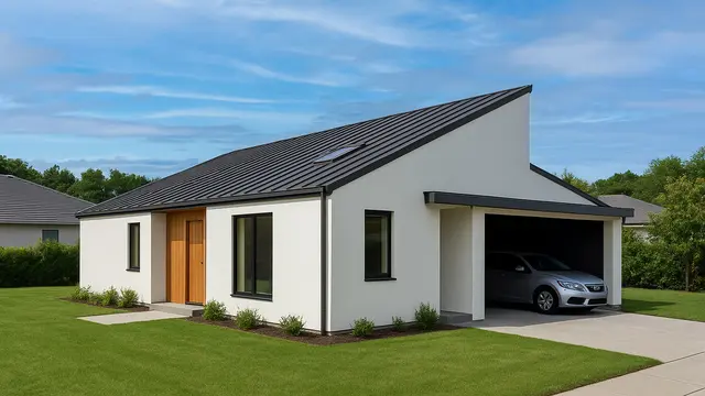 Rumah Minimalis 1 Lantai Atap Miring