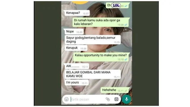 Cara Ngegombal Ala Netizen Pakai Opor Ayam ini Bikin Tepok Jidat