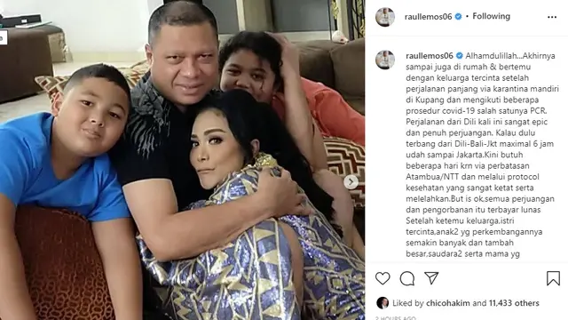 Krisdayanti - Raul Lemos (Foto: Instagram/@raullemos06)