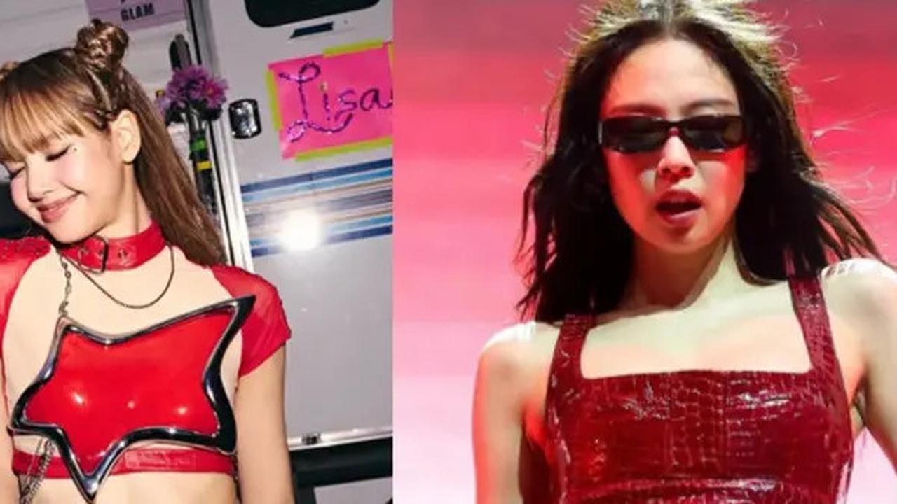 Adu Gaya Lisa dan Jennie Blackpink di Panggung Coachella 2025 yang Kompak Pakai Hot Pants dengan Belt Leather Merah, Siapa Paling Keren?