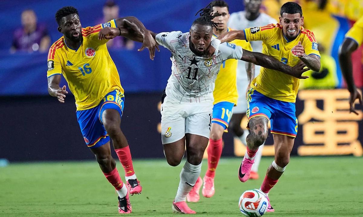 FOTO: Kolombia Taklukkan Ghana dan Melaju ke Babak 16 Besar