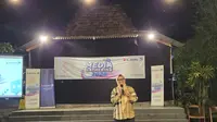 CEO dan Presiden Direktur XL Axiata, Dian Siswarini,&nbsp;di acara Media Gathering XL Axiata di Yogyakarta, Rabu (23/10/2024). (Liputan6.com/ Agustin Setyo Wardani)