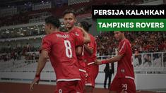 Persija Jakarta meraih kemenangan 4-1 atas Tampines Rovers dalam laga kedua penyisihan Grup H Piala AFC 2018, Rabu (28/2/2018).