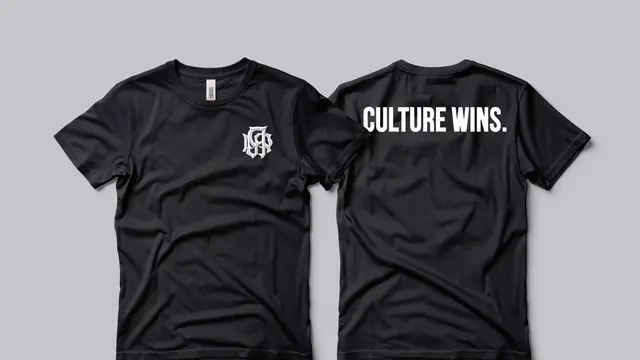 Desain Kaos Hitam Polos Depan Belakang